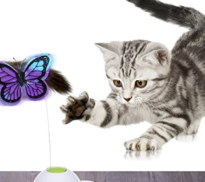 Katzenspielzeug Schmetterling elektrisch